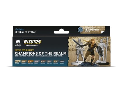 Vallejo Wizkids Premium Set 80250 Champions of the Realm (8)