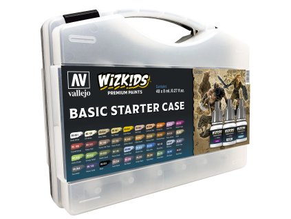 Vallejo Wizkids Premium Set 80260 Basic Starter Case 40x8ml