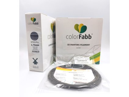 VZOREK 15 METRŮ - METAL filament STEELFILL 1,75mm ColorFabb