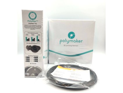 vzorek 20 m tough pc polymax black 1,75 Polymaker