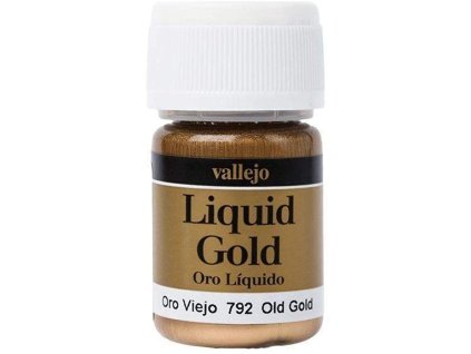 Barva Vallejo Liquid  70792 Old Gold (Alcohol Based) (35ml)