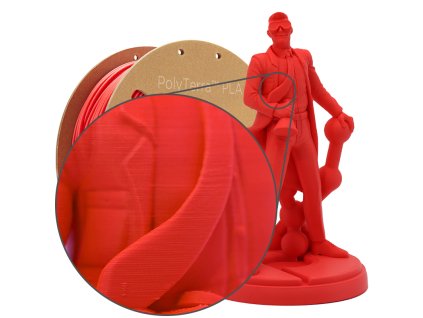 PLA PolyTerra filament Lava Red 1,75 mm Polymaker