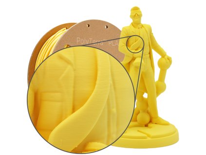 PLA PolyTerra filament Savannah Yellow 1,75mm Polymaker 1000 g