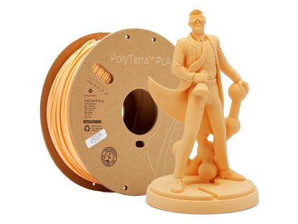 Peach PLA PolyTerra filament Peach 2,85mm Polymaker 1000 g