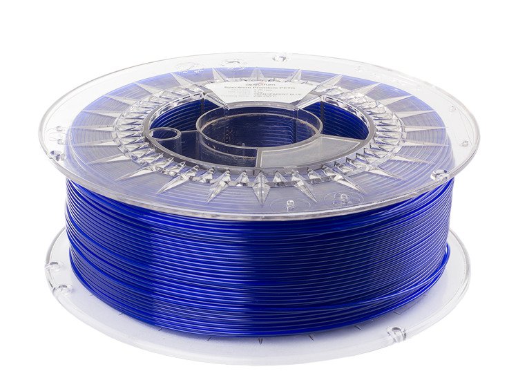 PETG filament Transparent Blue 1,75 mm Spectrum 1 kg