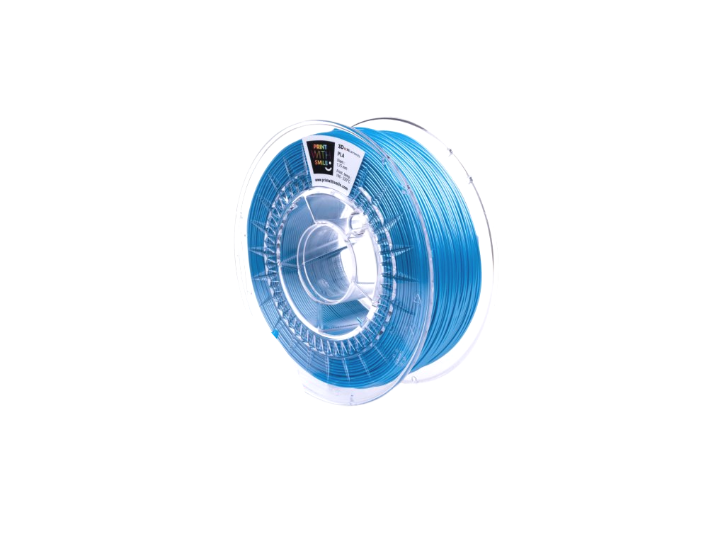 Levně PLA SATIN filament Sky Blue 1,75 mm Print With Smile 1 kg