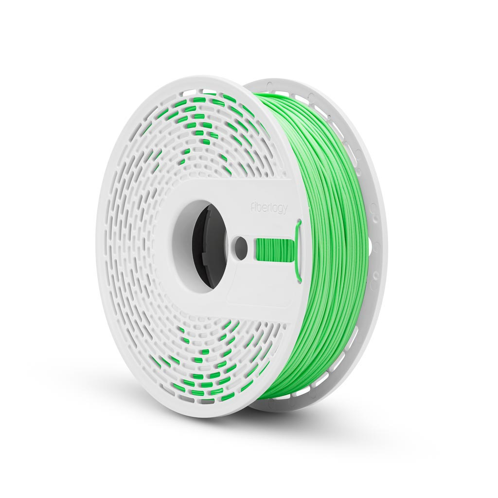Levně PLA FiberSatin filament zelený SEMI-MATTE 1,75 mm Fiberlogy 850 g