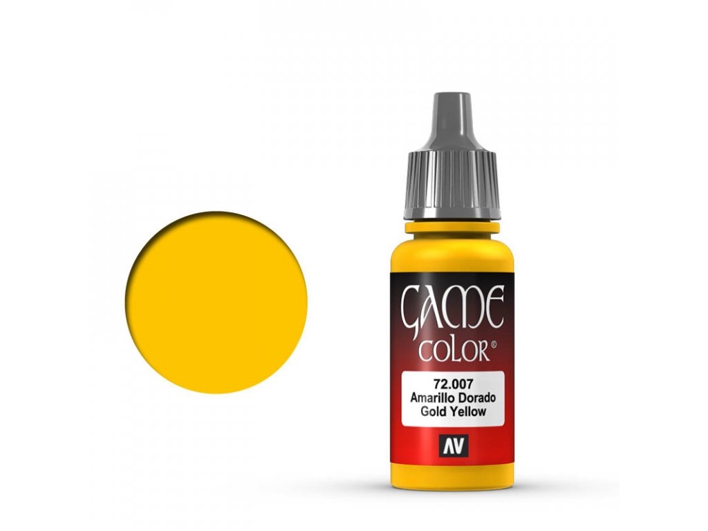 Vallejo Game Color 72007 Gold Yellow (18 ml)