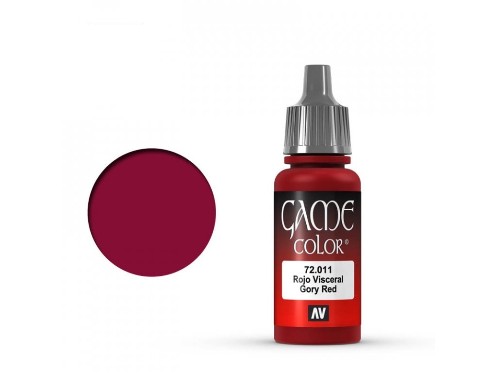 Vallejo Game Color 72011 Gory Red (18 ml)