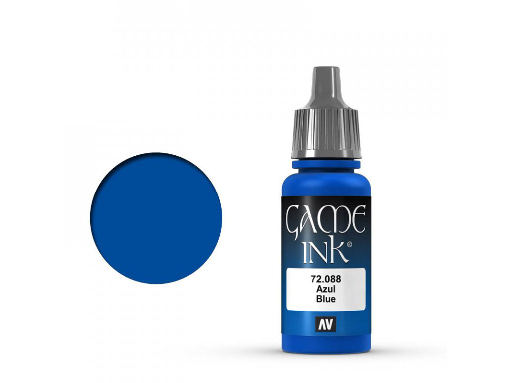 Levně Vallejo Game Color 72088 Blue Ink 18 ml