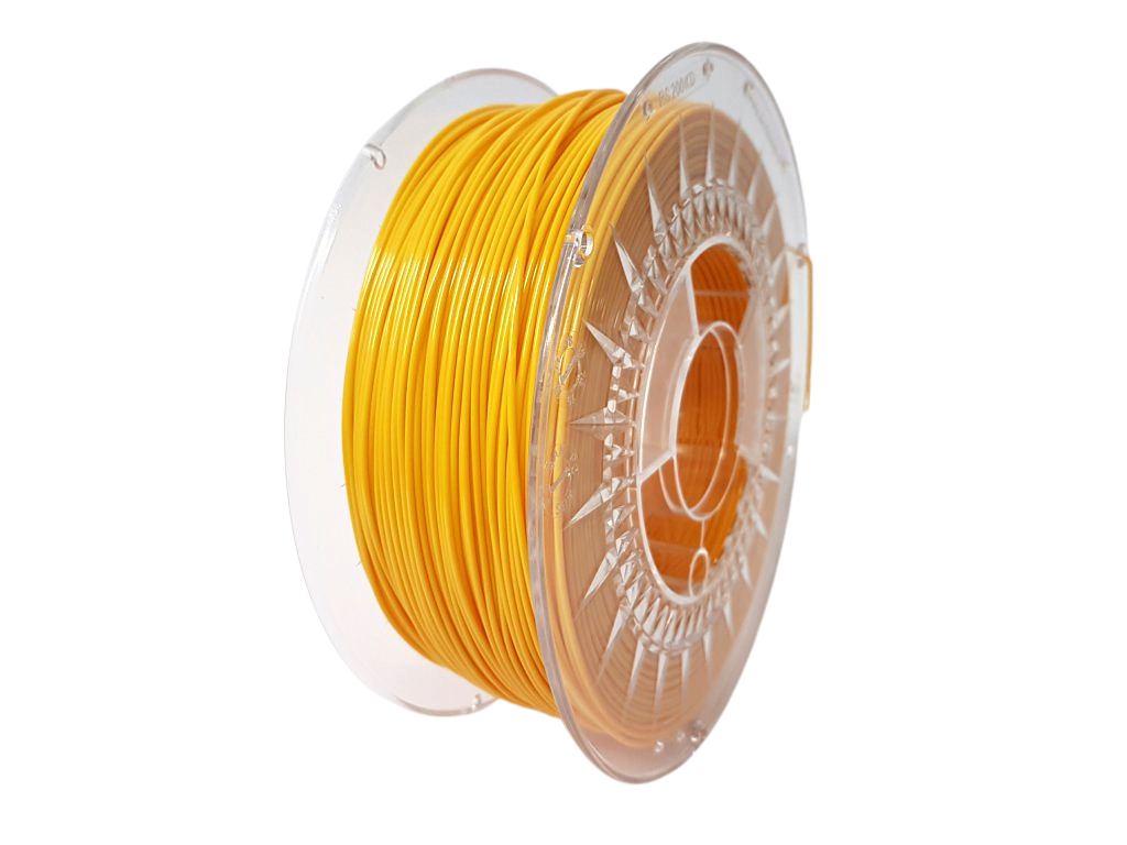 Levně PET-G filament 1,75 mm jasný žlutý Devil Design 1 kg