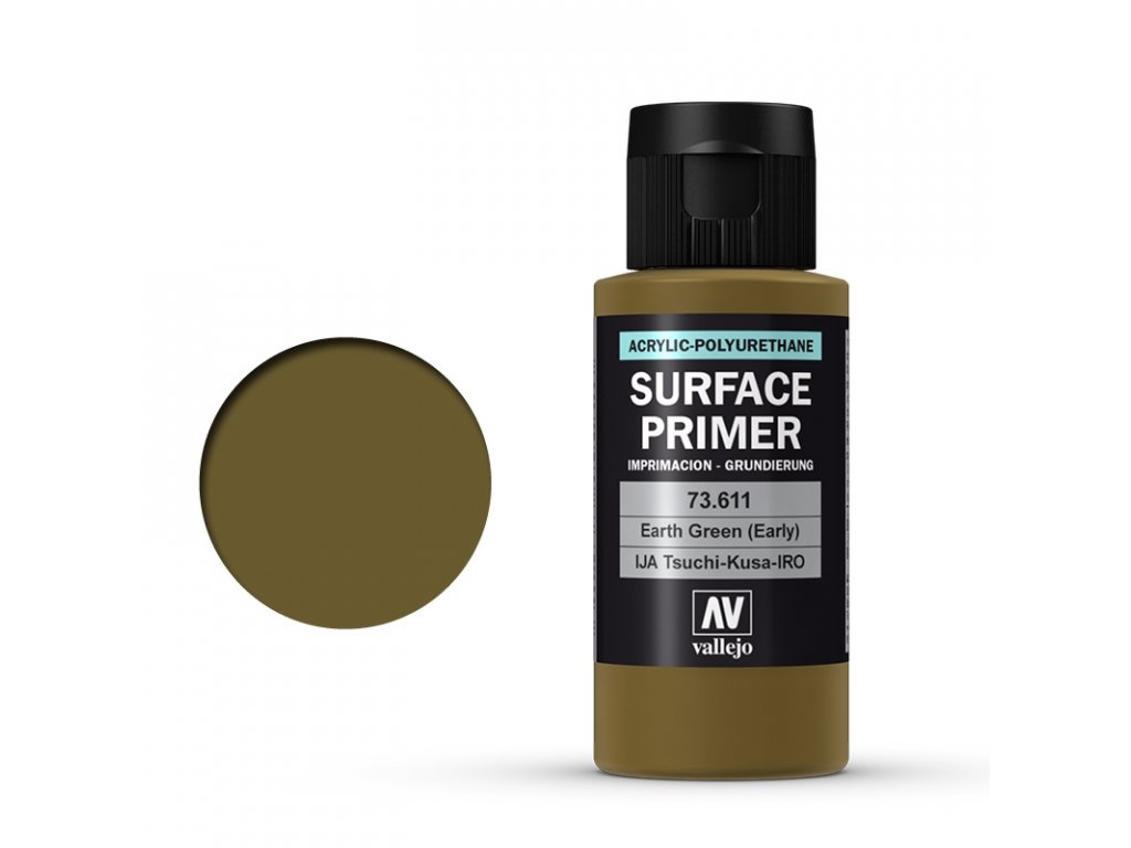 Levně Vallejo Surface Primer 73611 Earth Green (Early) 60 ml