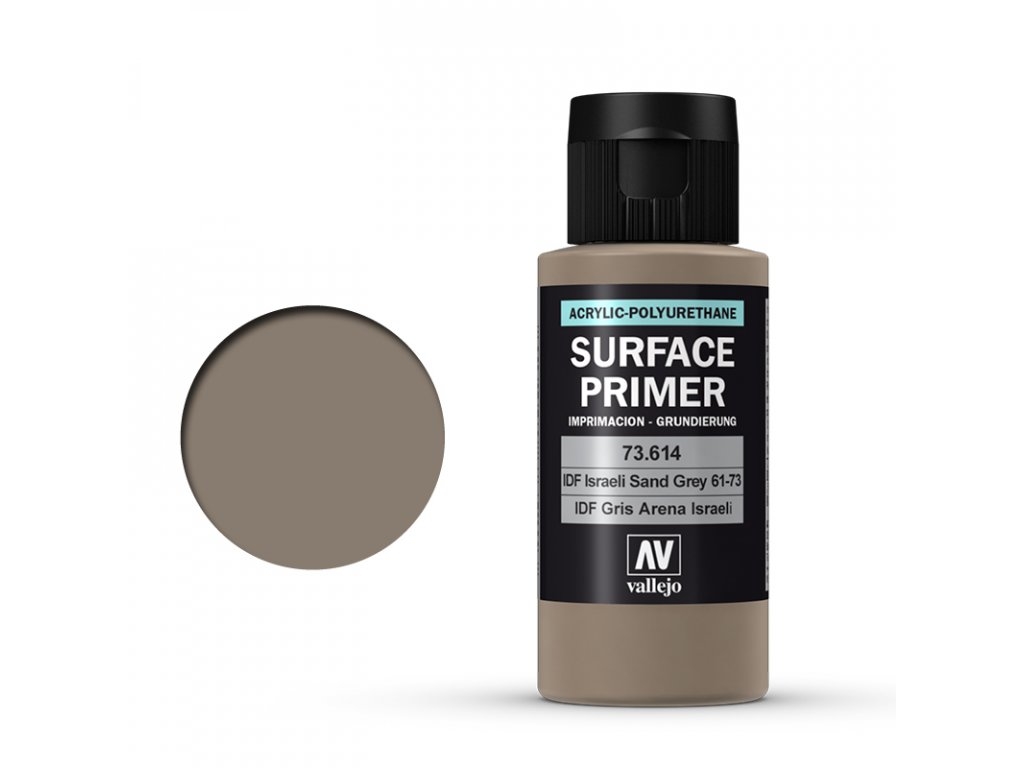 Levně Vallejo Surface Primer 73614 IDF Israeli Sand Grey 61-73 60 ml