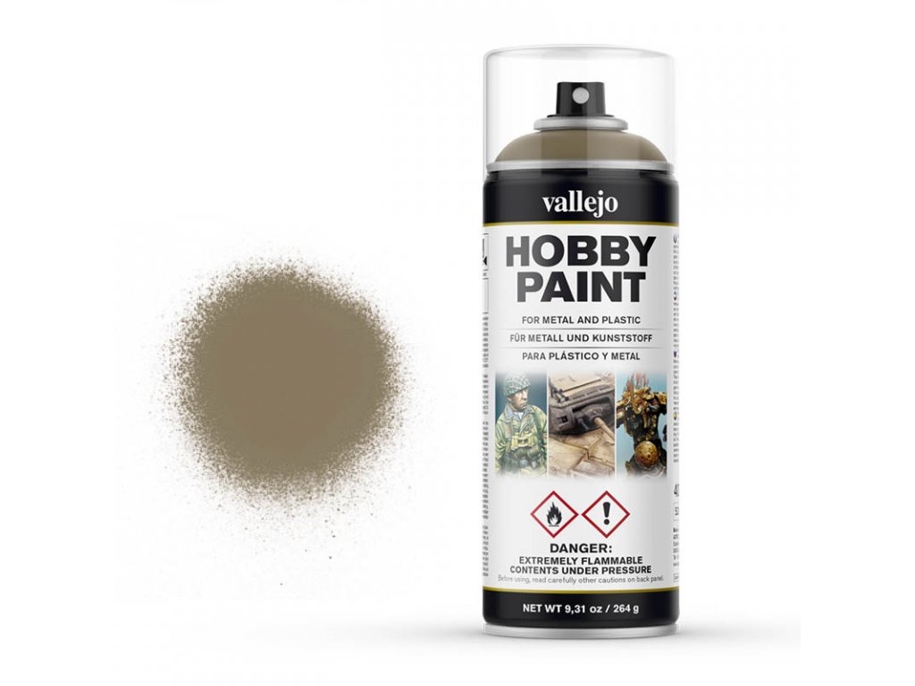 Levně Vallejo Hobby Spray Paint 28009 US Khaki 400 ml