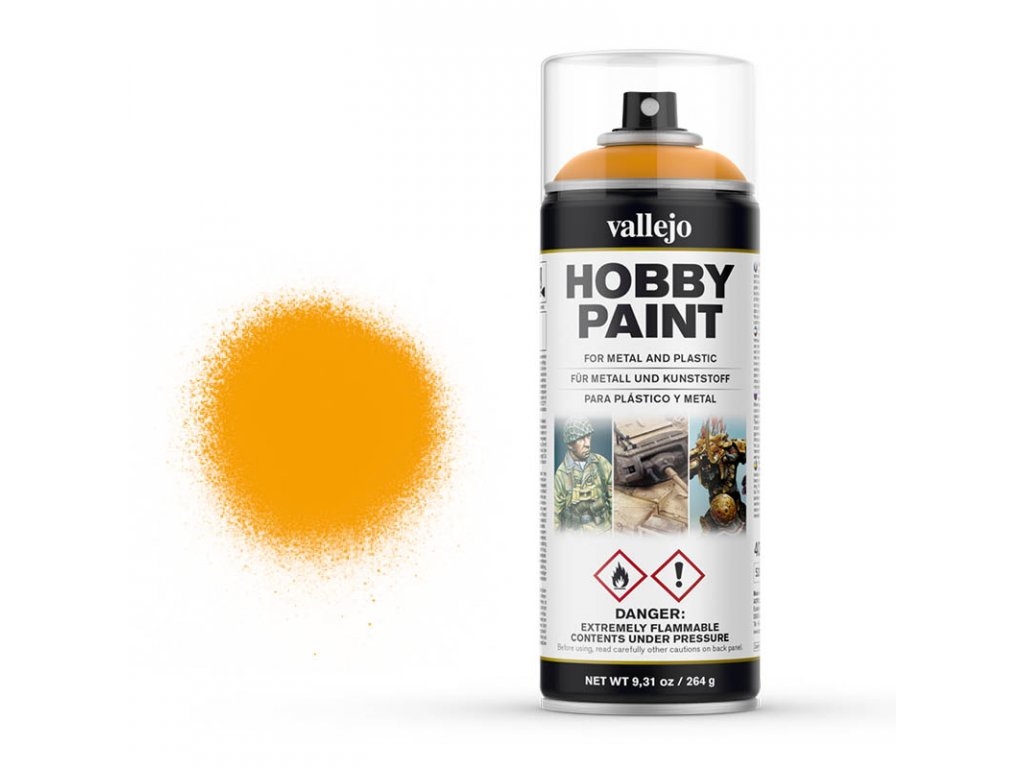Levně Vallejo Hobby Spray Paint 28018 Sun Yellow 400 ml