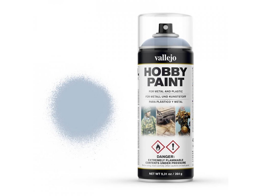Levně Vallejo Hobby Spray Paint 28020 Wolf Grey 400 ml