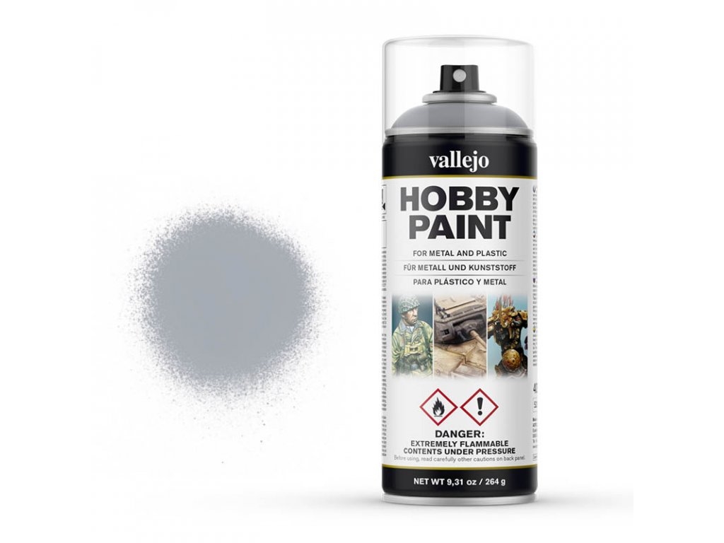 Levně Vallejo Hobby Spray Paint 28021 Silver 400 ml