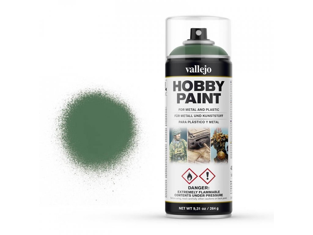 Levně Vallejo Hobby Spray Paint 28028 Sick Green 400 ml