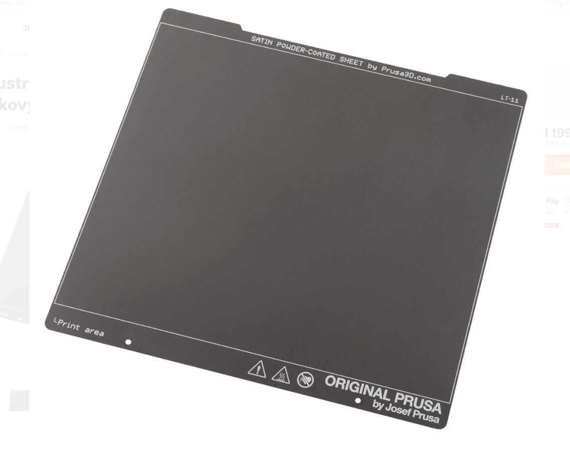 Levně Prusa Research Saténový tiskový plát pro PRUSA MK2.5/S, MK3/S, MK4/S
