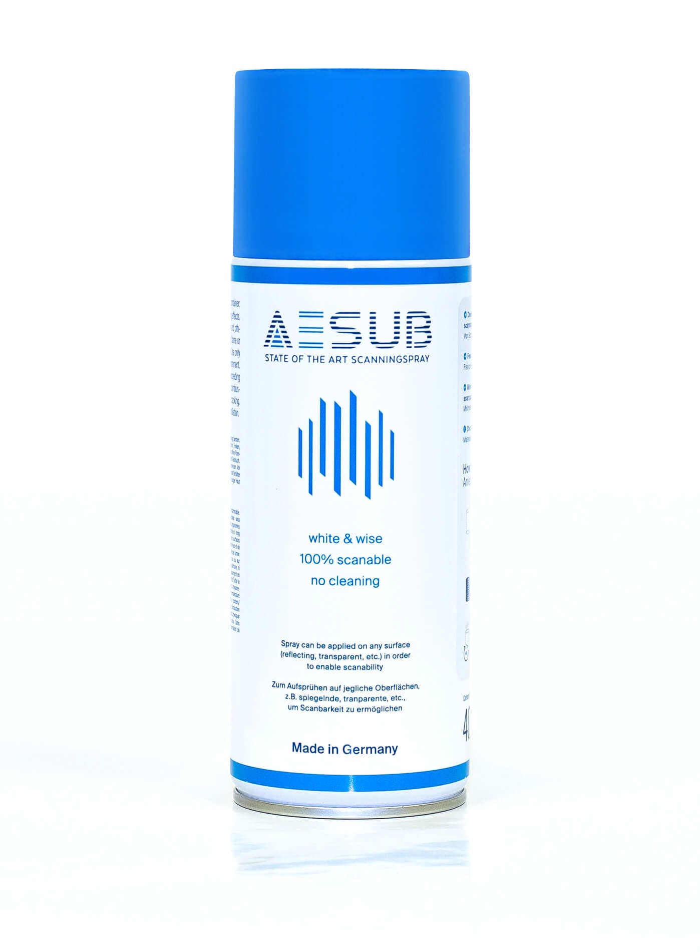 3D skenovací sprej odpařovací Blue mizející AESUB bílý 400 ml