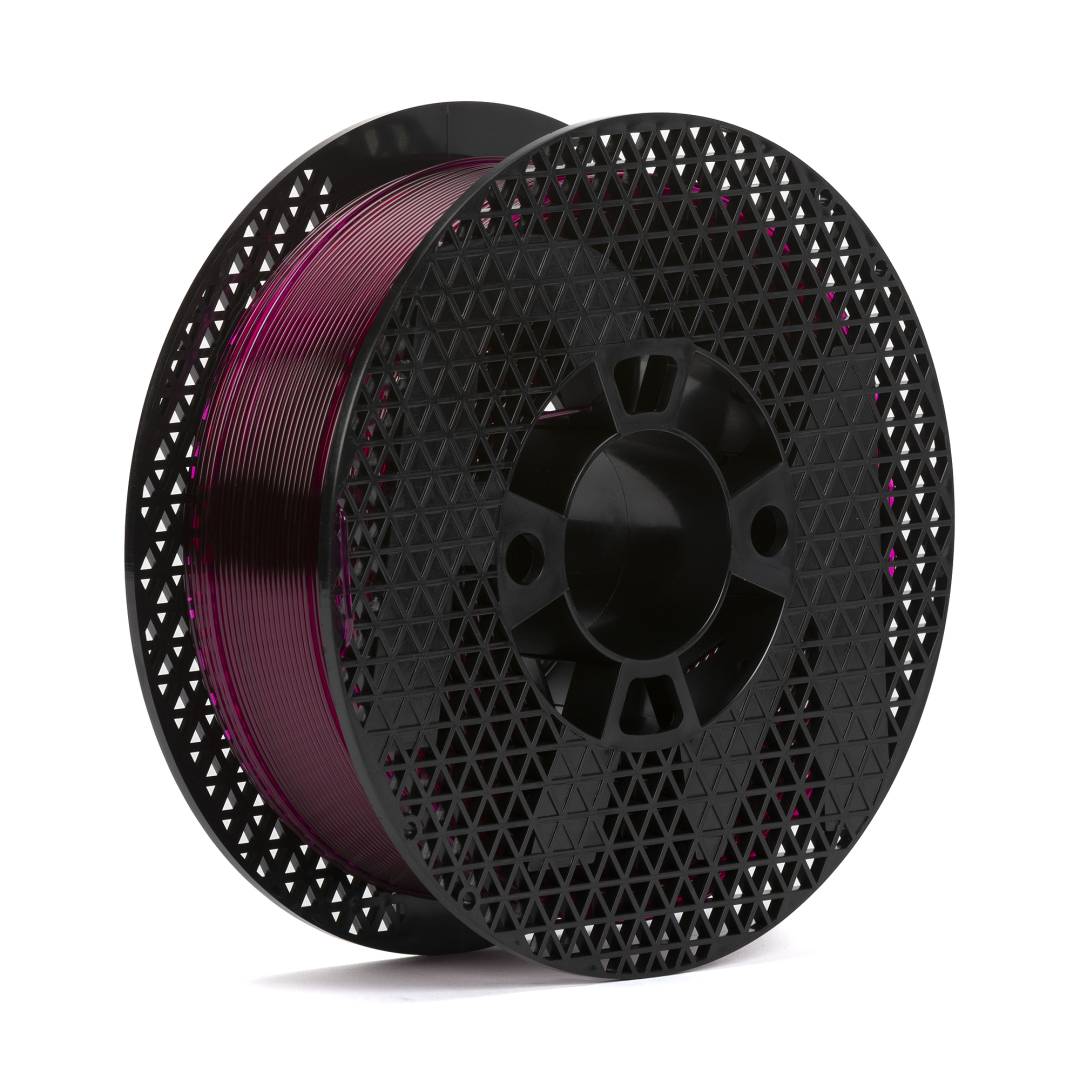 Levně Filament-PM PET-G tisková struna fialová transparent 1,75 mm 1 kg Filament PM