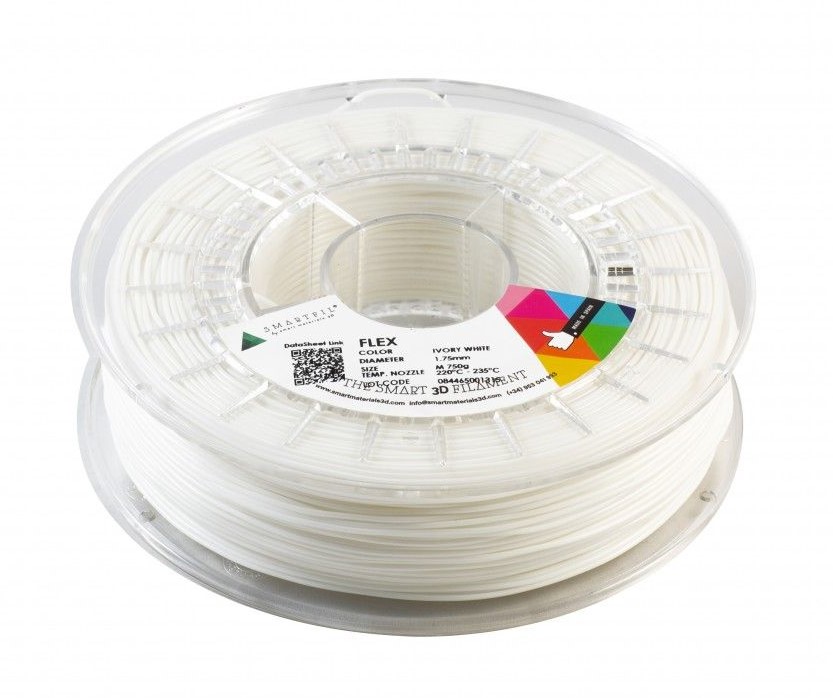 Levně FLEX filament bílý ivory 1,75 mm Smartfil 750 g 93A