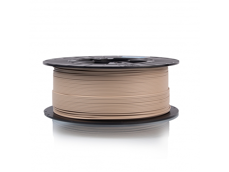 PLA + vylepšená snadno tisknutelná struna ARMY Dusty Brown 1,75 mm 1 kg Filament PM
