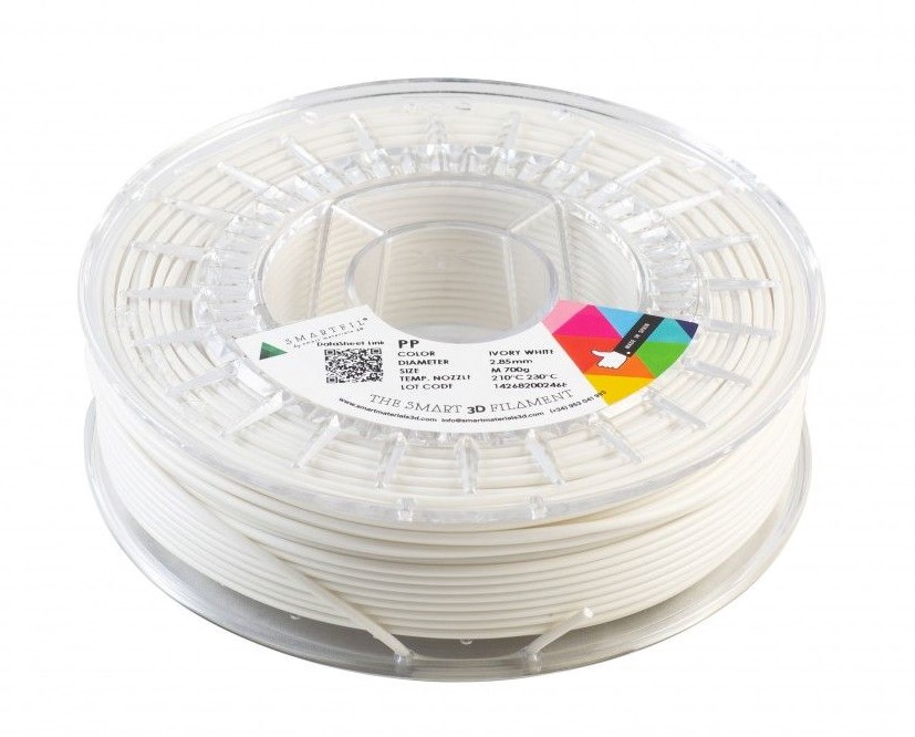 PP filament bílý ivory 2,85 mm Smartfil 3,3 kg