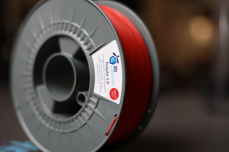 Levně PolyLight 1.0 LW PLA WACO červený filament 1,75 mm 3DLabPrint 1 kg