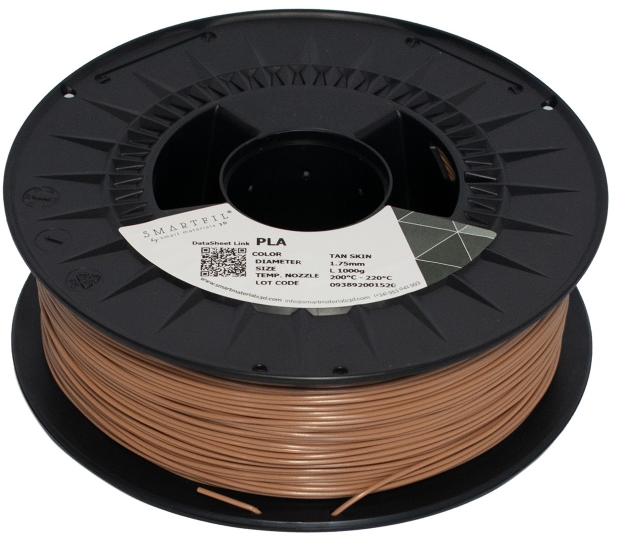 Levně PLA filament Skin Tone: Tan skin 1,75 mm Smartfil 1 kg