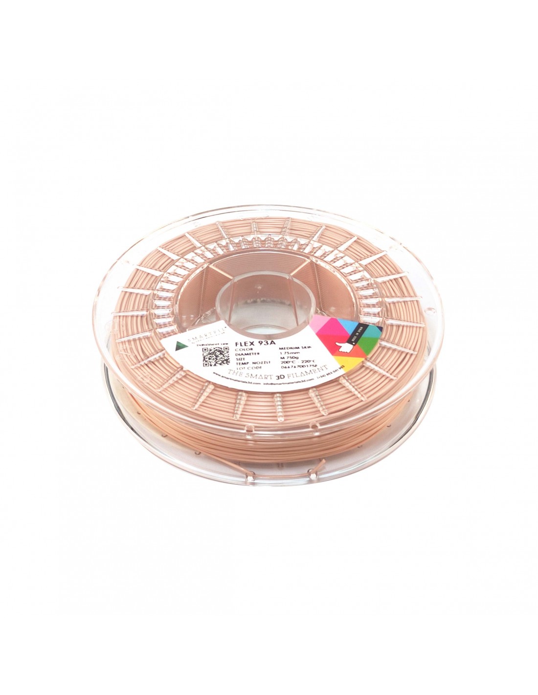 Levně FLEX filament Skin Tone: Medium skin 1,75 mm Smartfil 750 g 93A