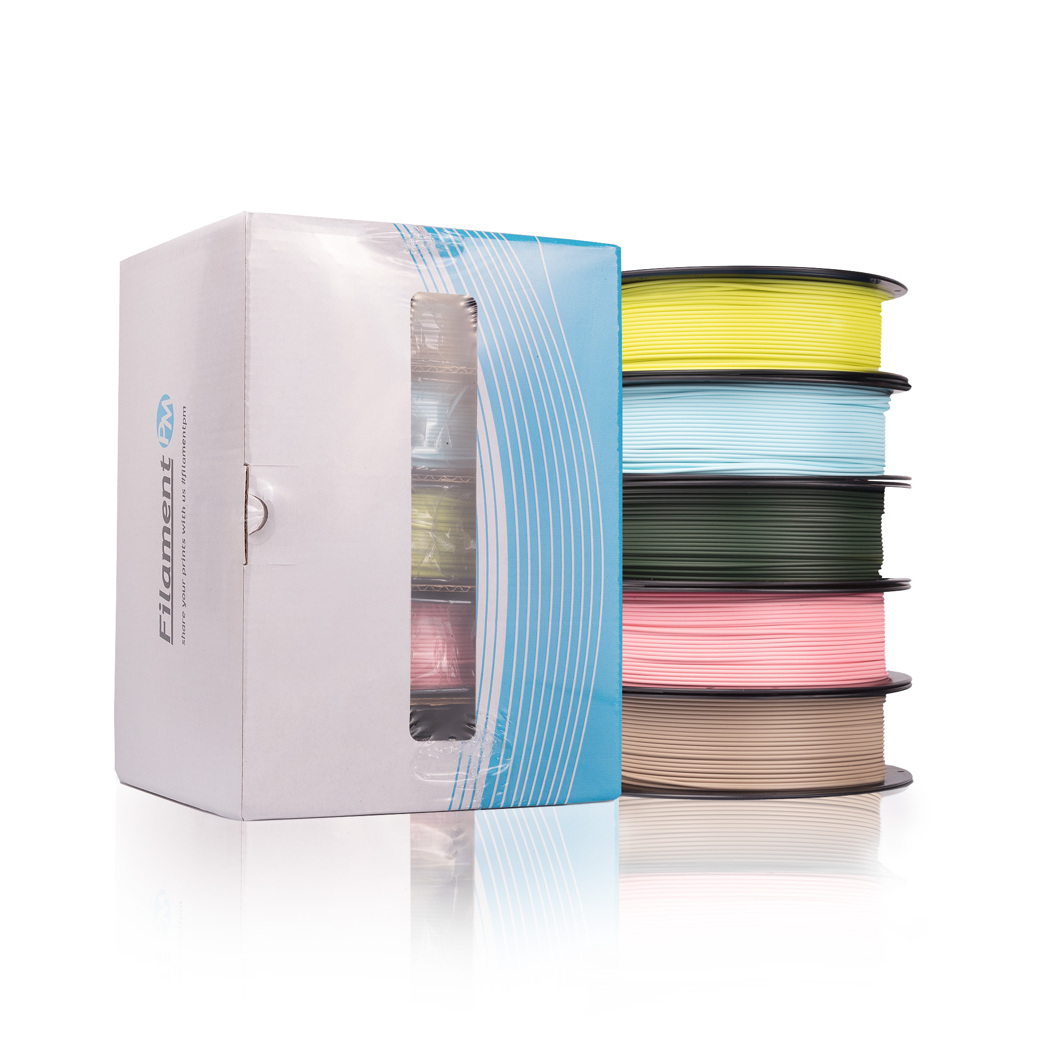 Levně Filament-PM PLA+ Tasty Pack (1,75 mm; 5x0,3 kg) Filament PM