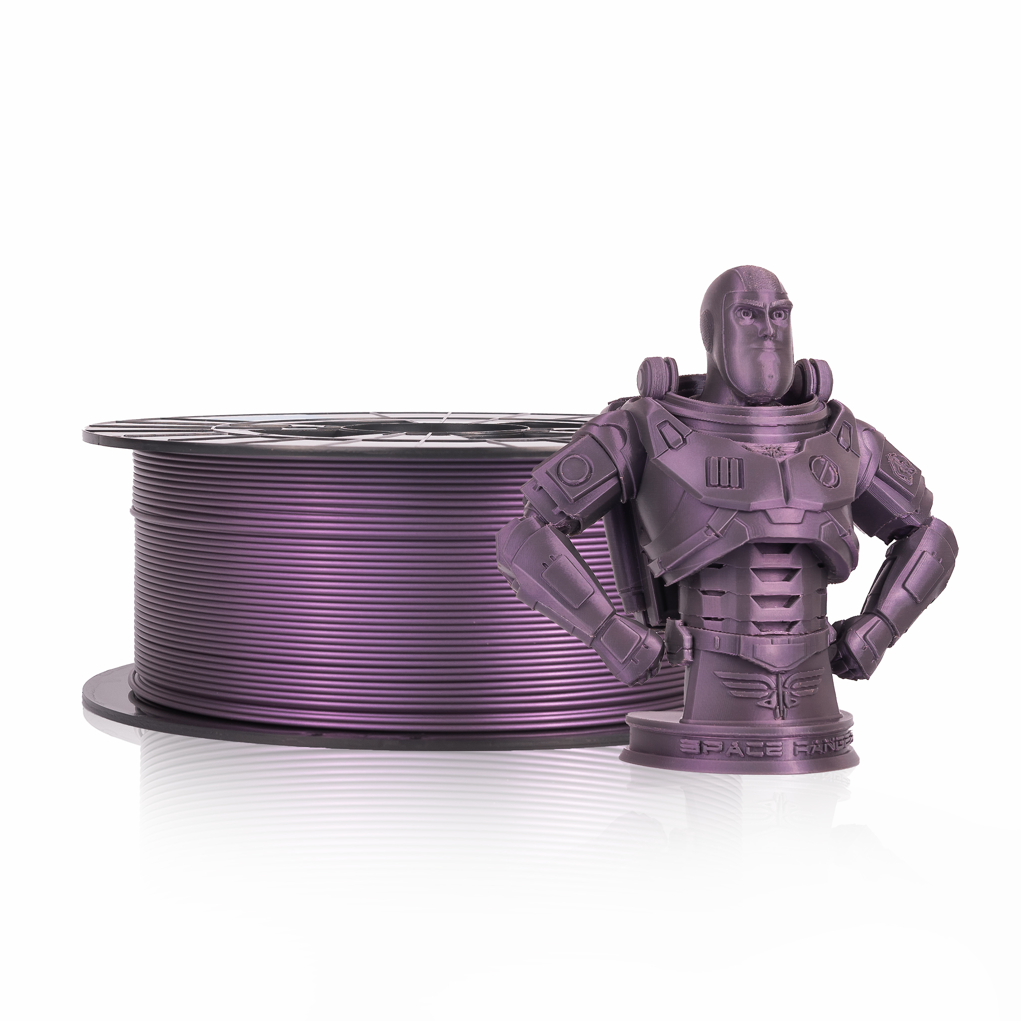 PLA tisková struna fialová metalická 1,75 mm 1 kg Filament PM