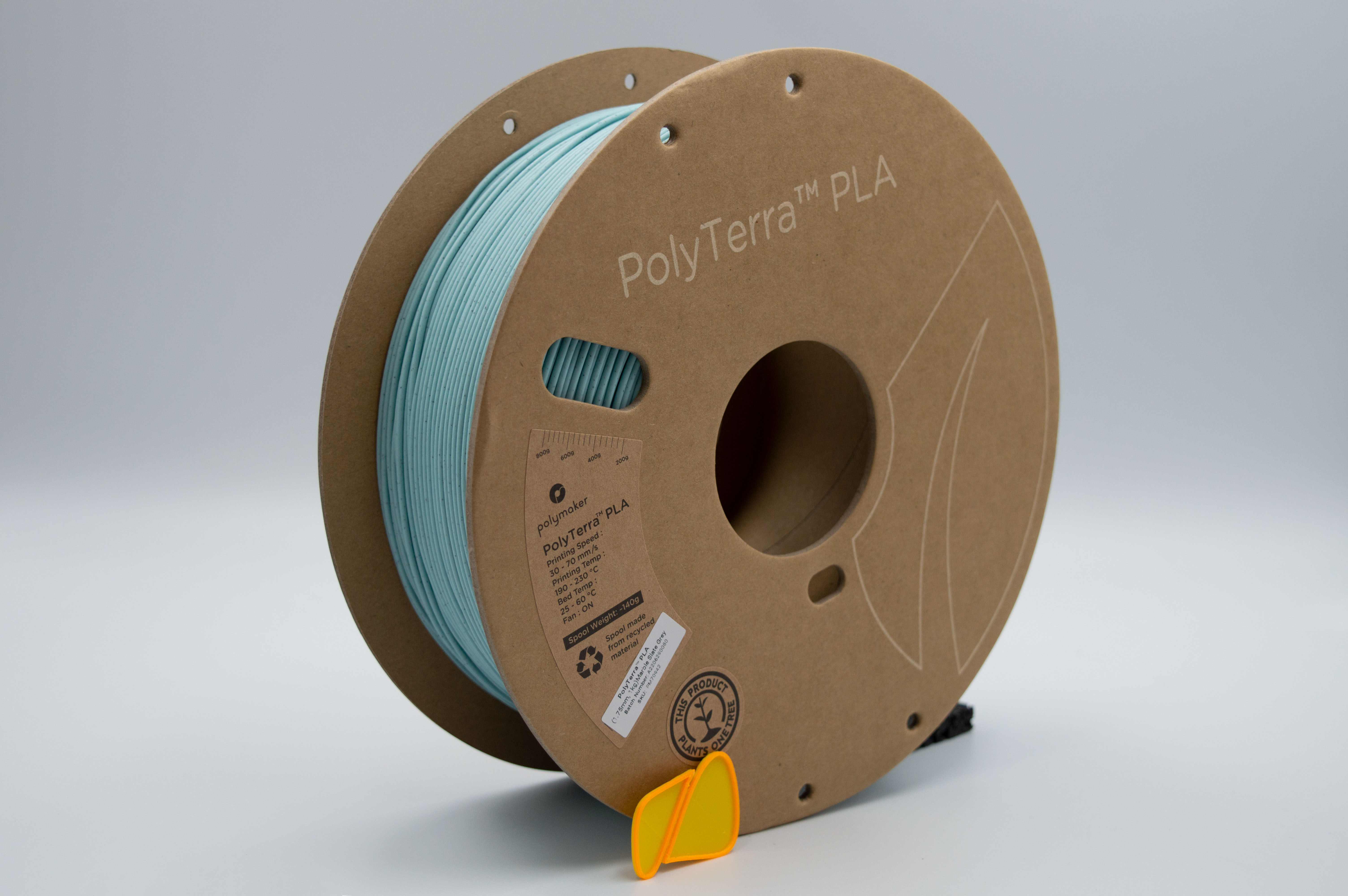 Levně PLA PolyTerra filament Marble Slate Grey 1,75 mm Polymaker 1000 g