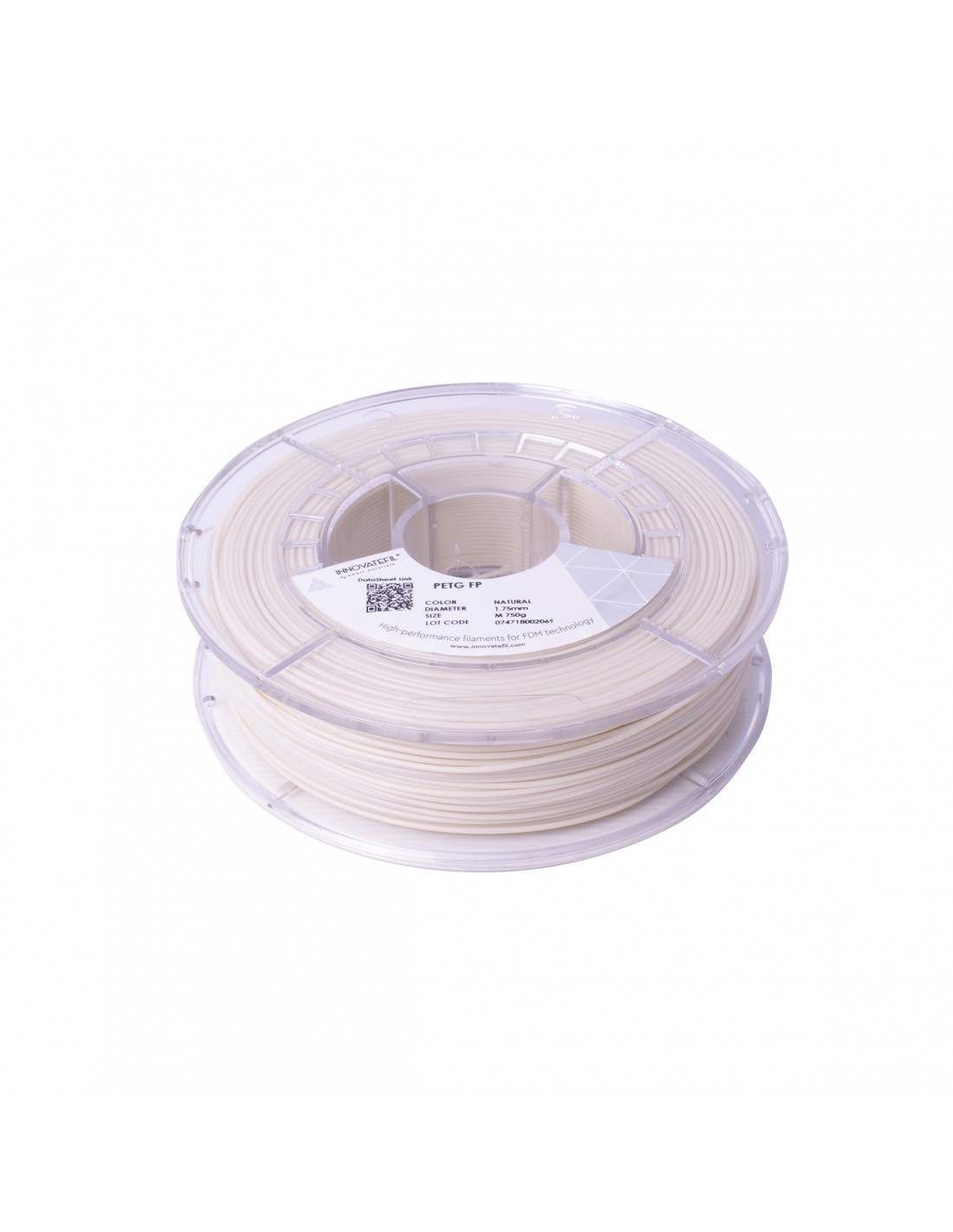 Levně INNOVATEFIL PETG FP filament přírodní 1,75 mm 750 g