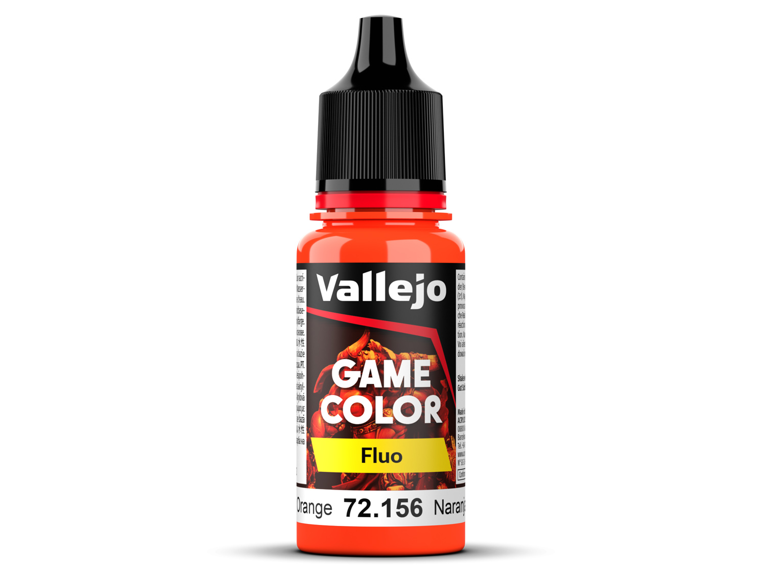 Levně Vallejo 72156 Fluorescent Orange 18 ml