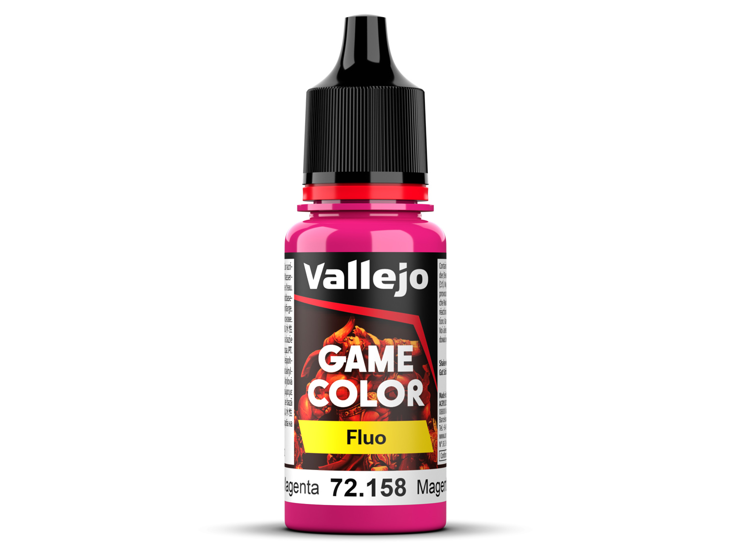 Levně Vallejo 72158 Fluorescent Magenta 18 ml