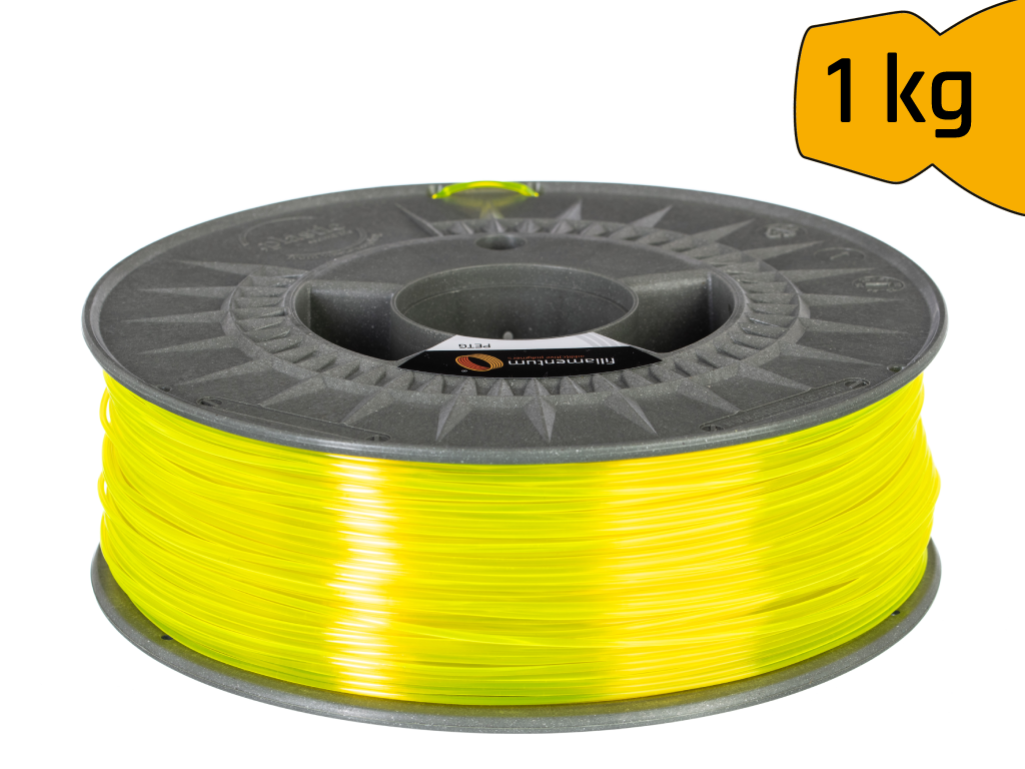 PETG Neon Yellow Transparent 1,75 mm Fillamentum 1 kg