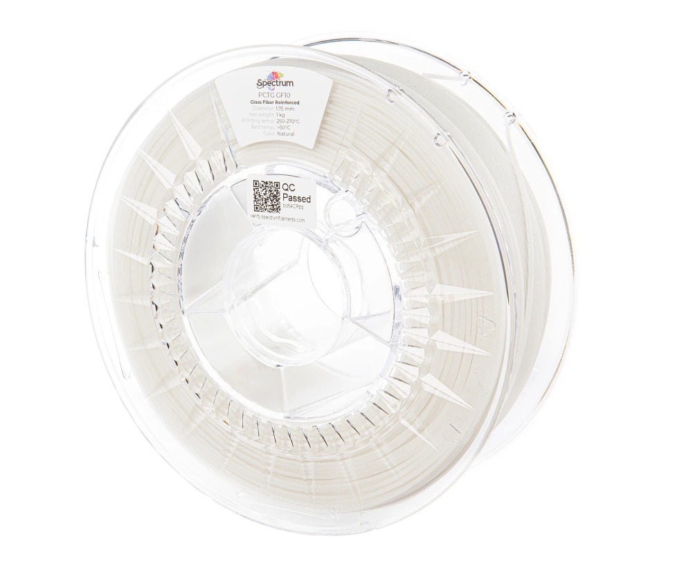 Levně PCTG GF10 filament natural 1,75 mm Spectrum 0,5 kg