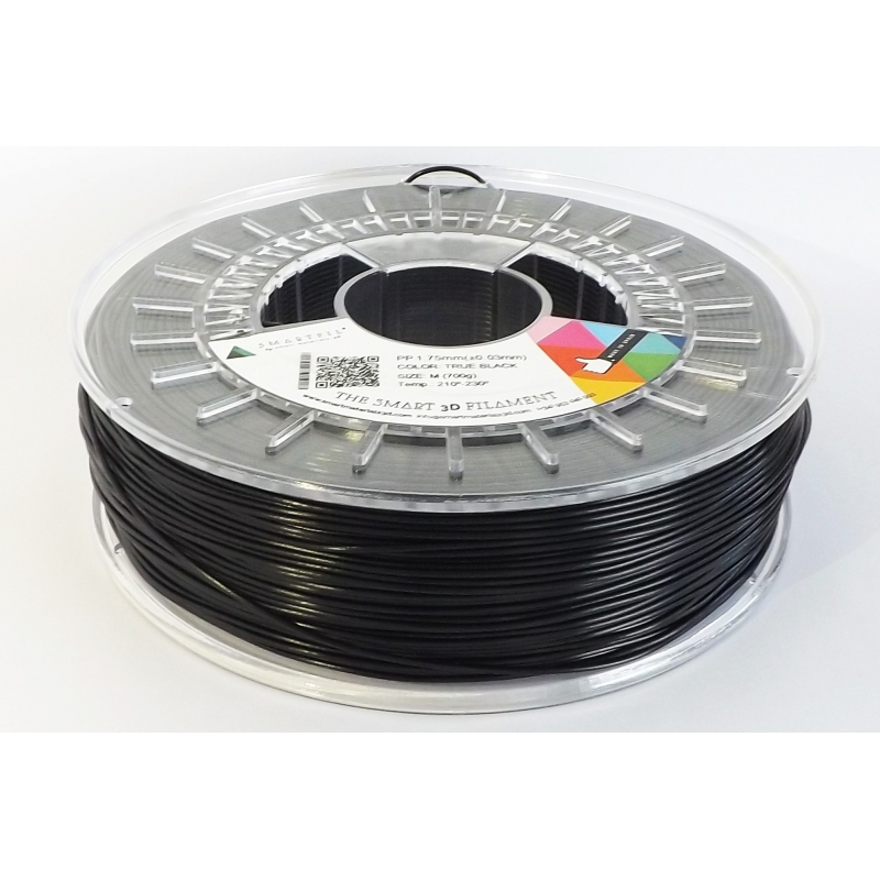 Levně PP filament černý 1,75 mm Smartfil 650 g