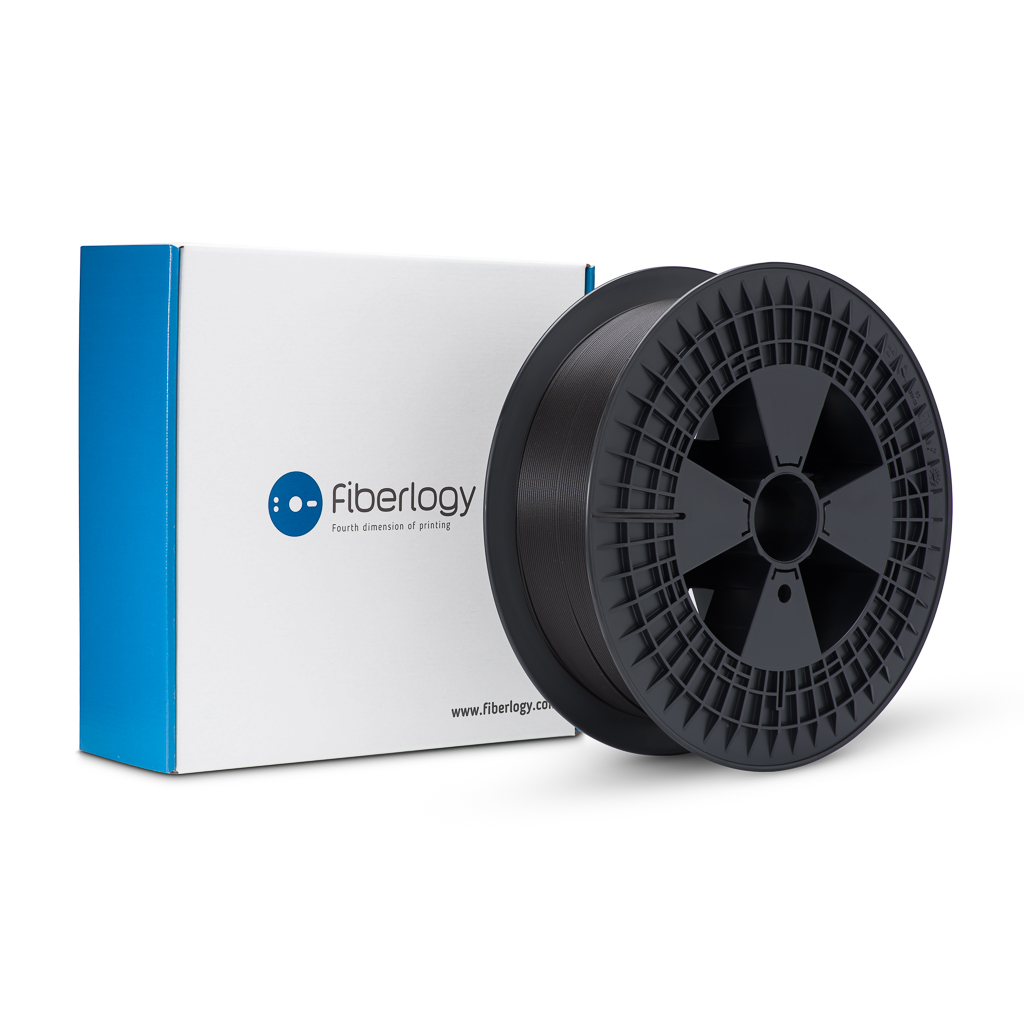 Levně EASY PETG filament černý 1,75 mm Fiberlogy 2500 g EASY