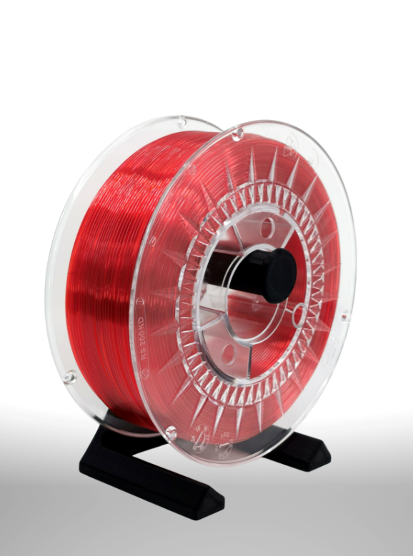 PET-G filament z recyklátu 1,75 mm červená EKO-MB 1 kg