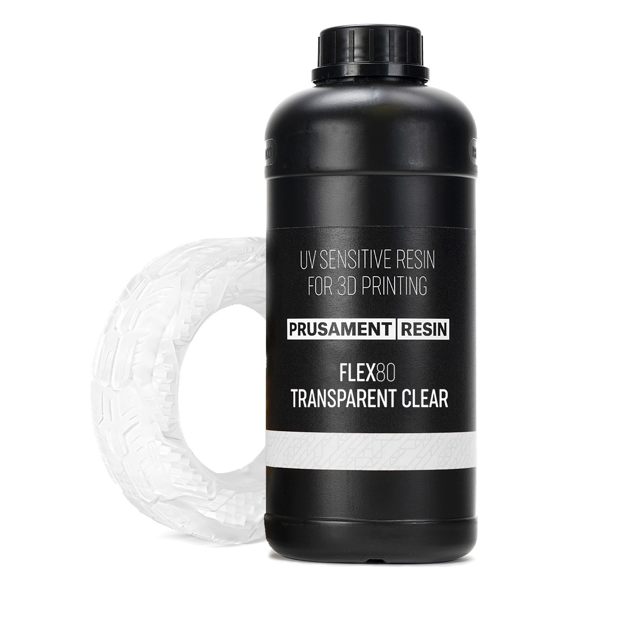 Levně Prusa Research Prusament Resin Flex80 Transparent Clear 1 kg