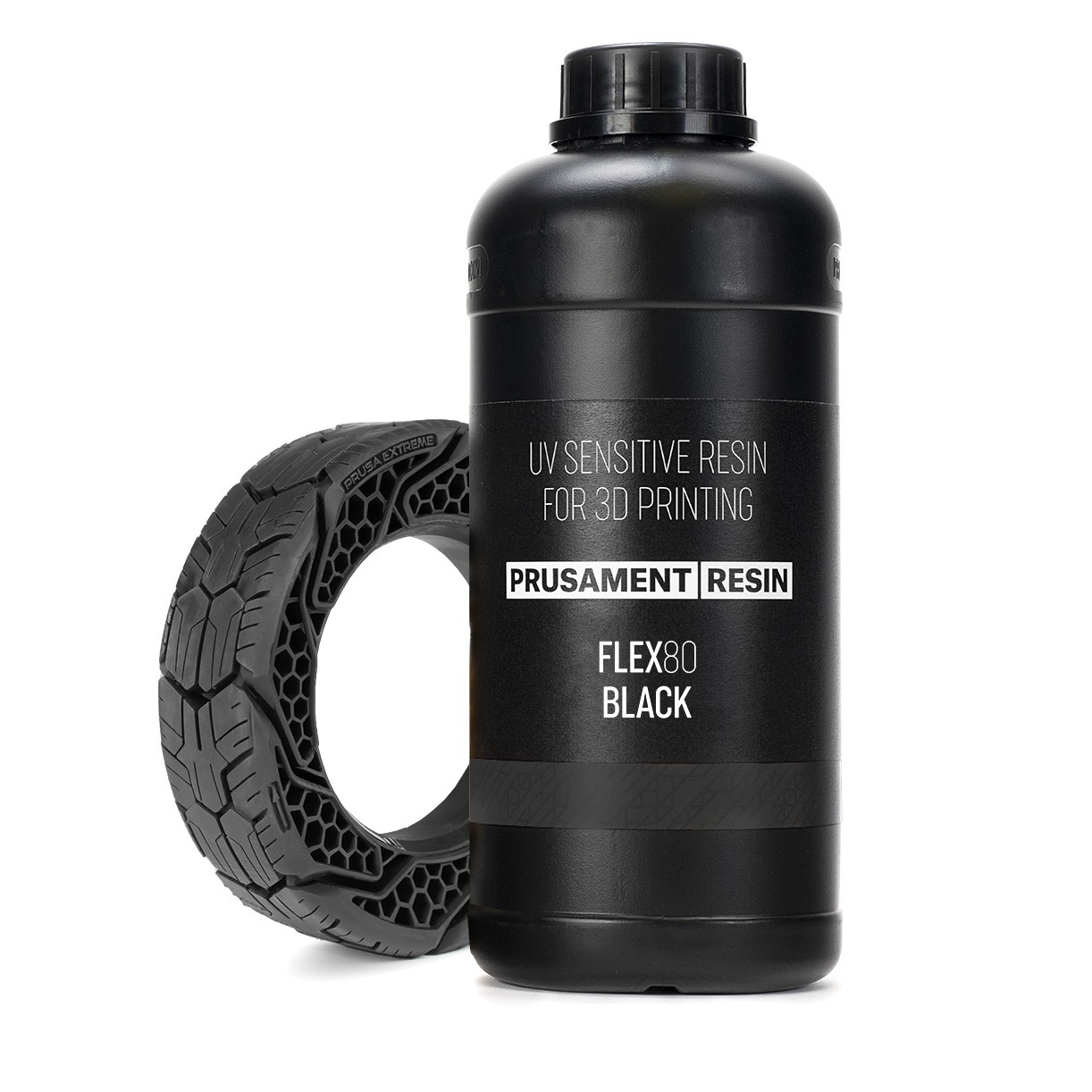 Levně Prusa Research Prusament Resin Flex80 Black 1 kg