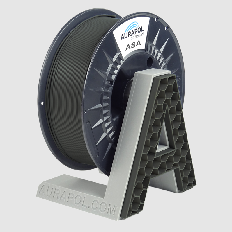 Levně ASA filament břidlicová šedá 1,75 mm Aurapol 850 g