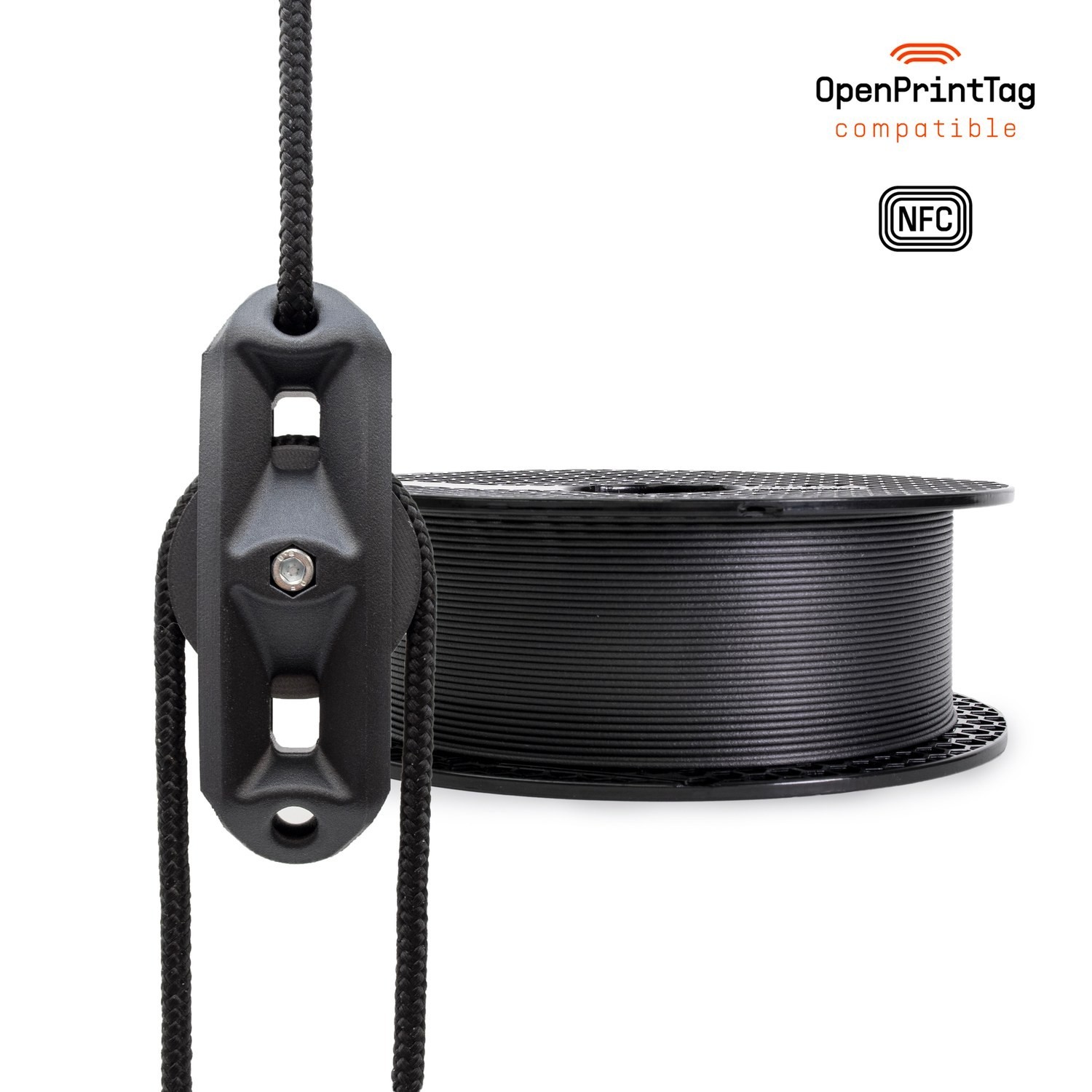 Levně Prusa Research Prusament PC Blend Carbon Fiber Black 0,8 kg (NFC)