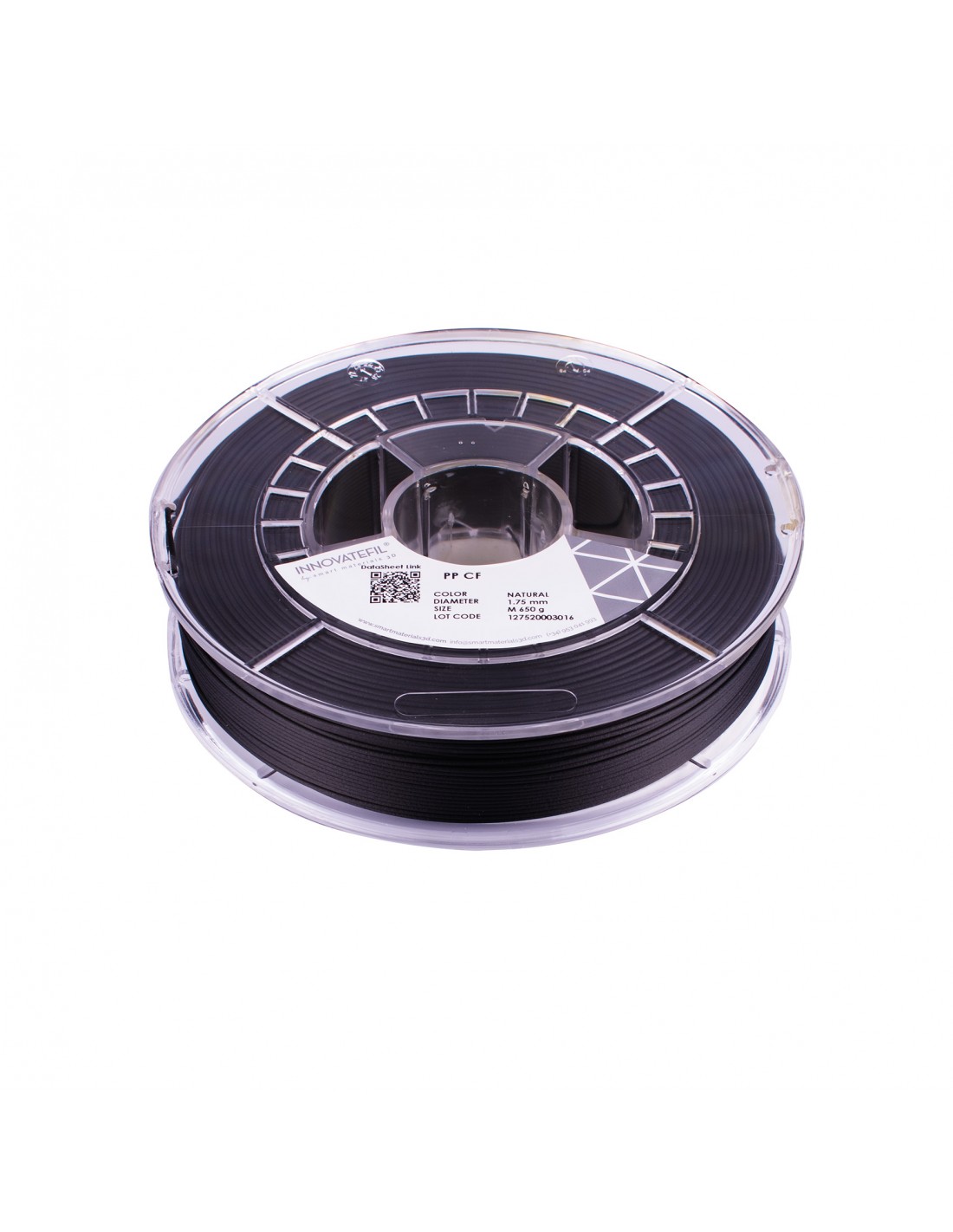 Levně Innovatefil PP CF filament černý 1,75 mm, 650 g
