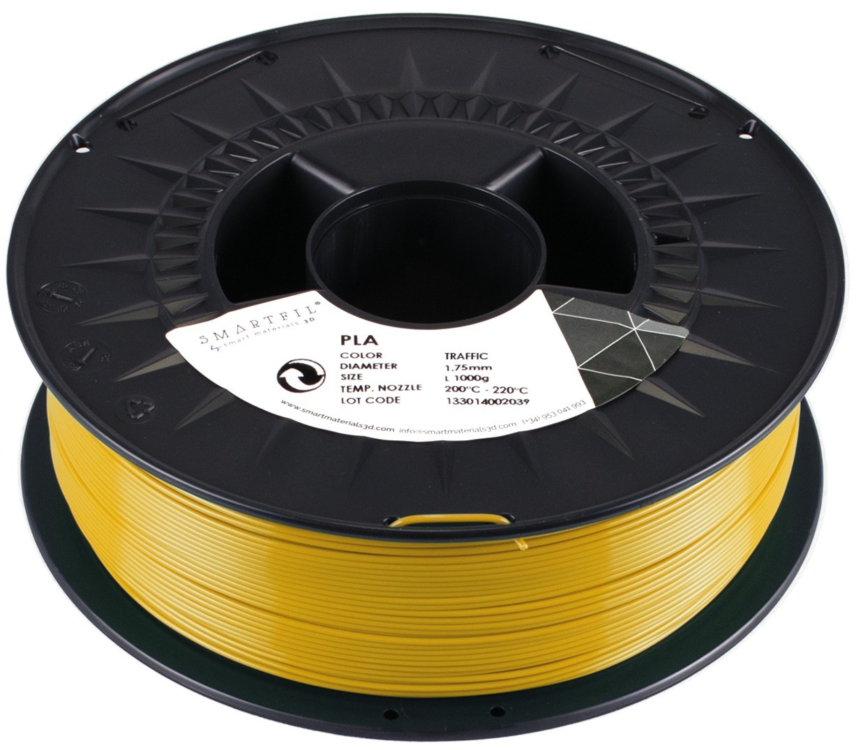 Levně PLA filament žlutý Traffic 1,75 mm Smartfil 1 kg