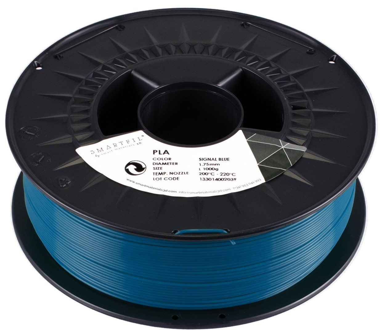 Levně PLA filament Signal Blue 1,75 mm Smartfil 1 kg