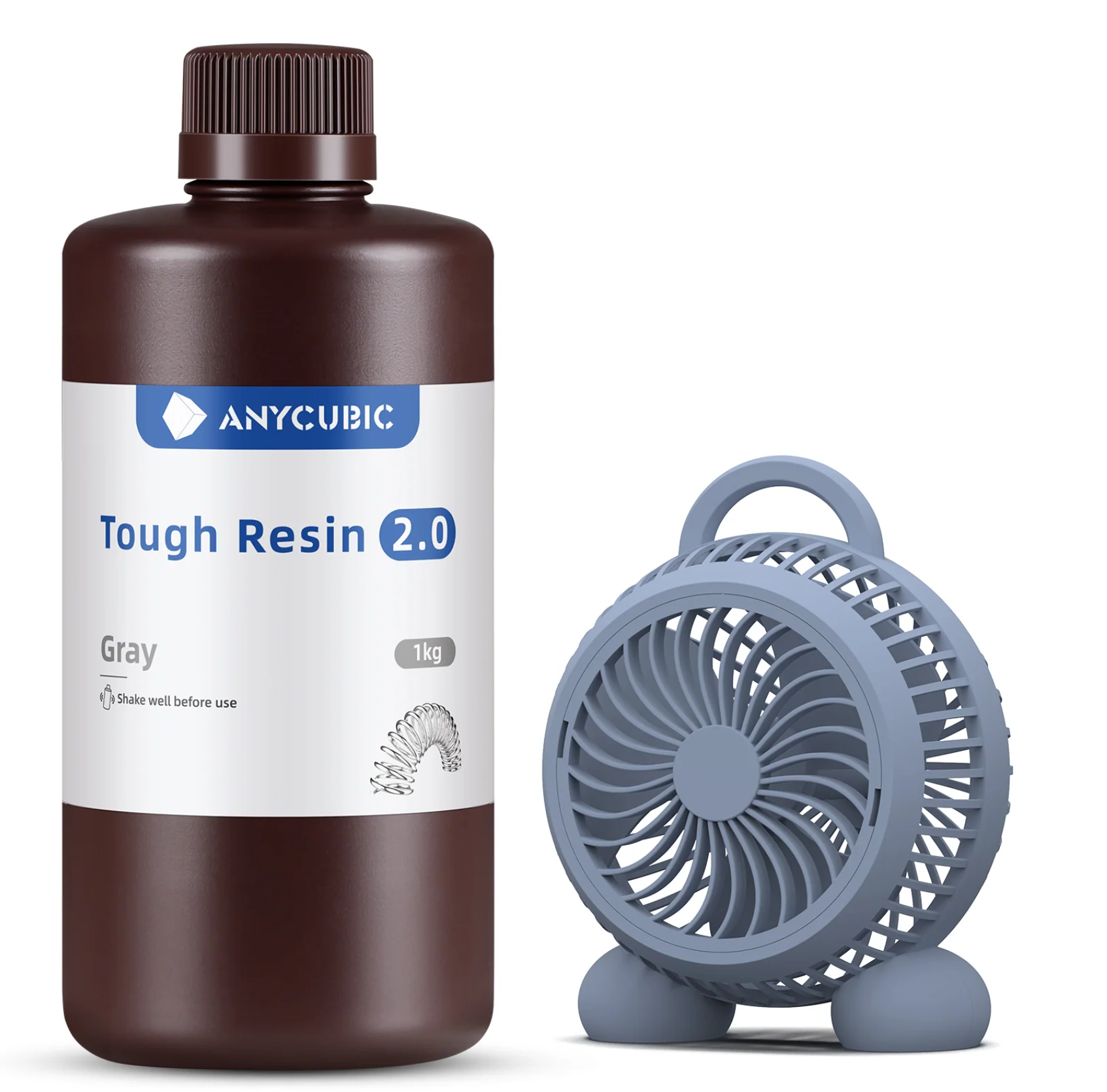 Levně Anycubic Tough resin 2.0 šedý 1 kg